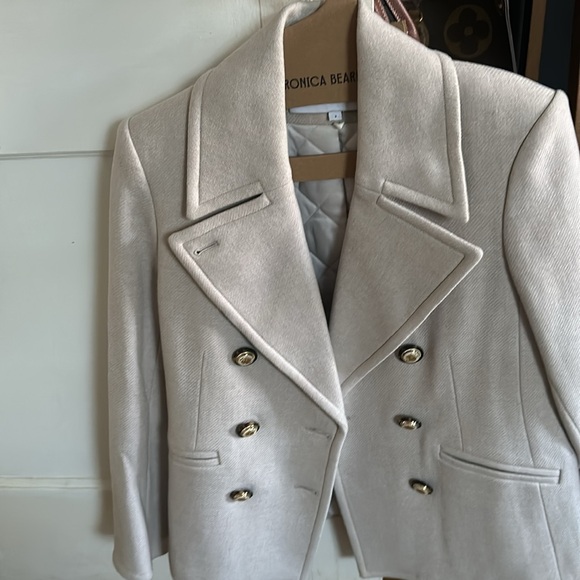 Veronica Beard Amira Dickey Wool-Blend Blazer - Picture 16 of 16